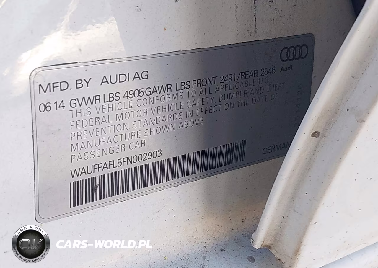 2015 Audi A4 2.0T Premium VIN:WAUFFAFL5FN002903 - 9
