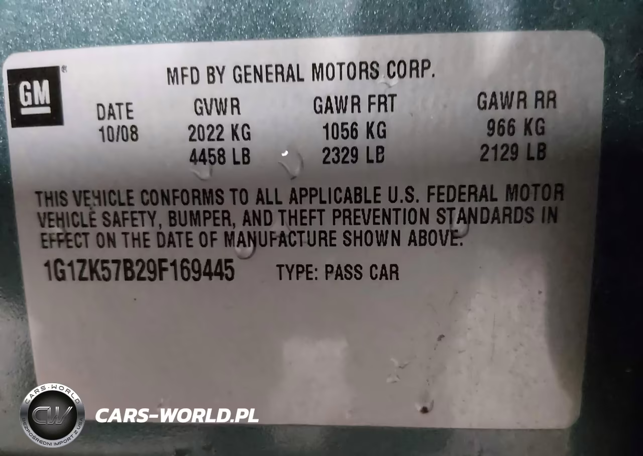 2009 Chevrolet Malibu Ltz VIN:1G1ZK57B29F169445 - 9