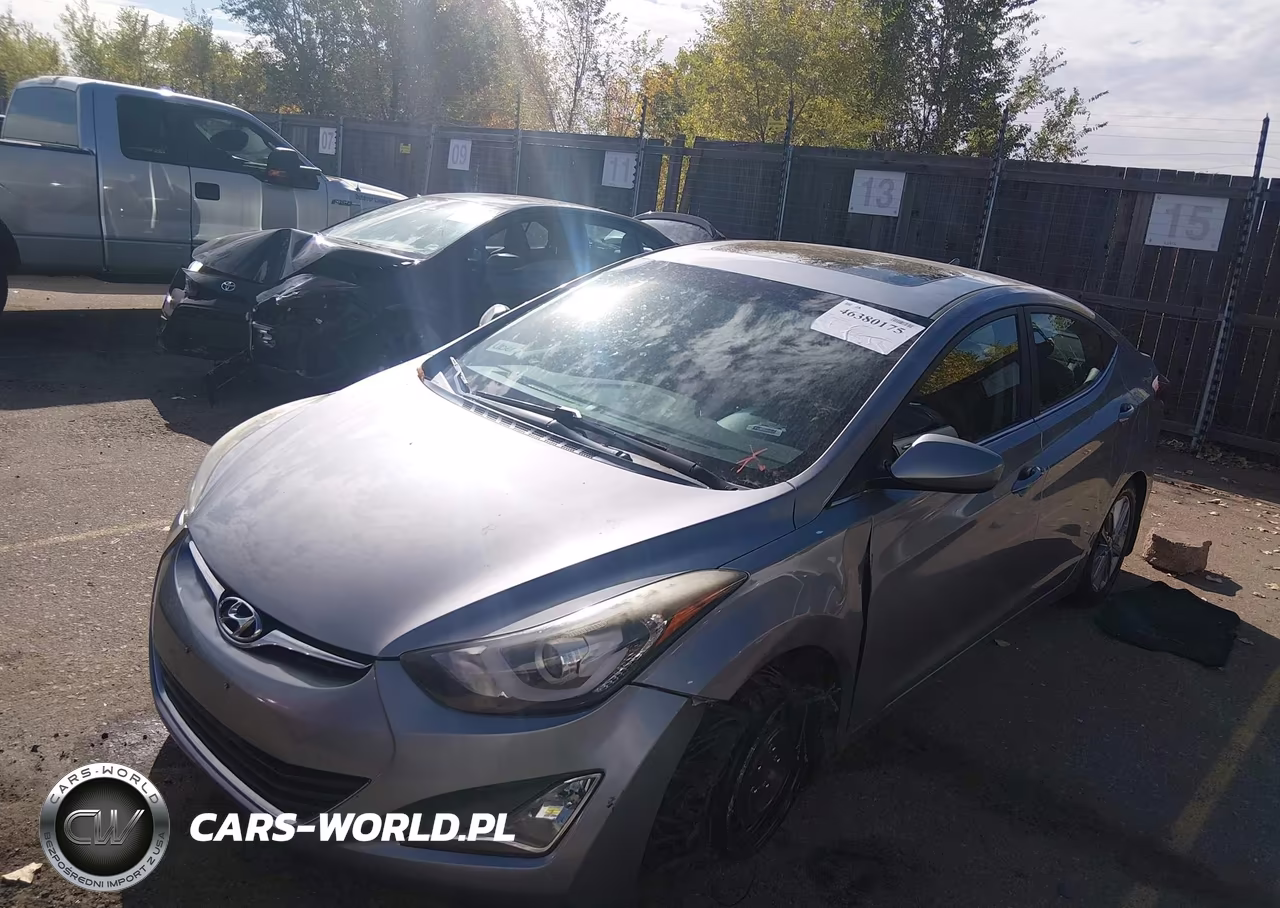 2015 Hyundai Elantra Se VIN:5NPDH4AE3FH607873 - 2