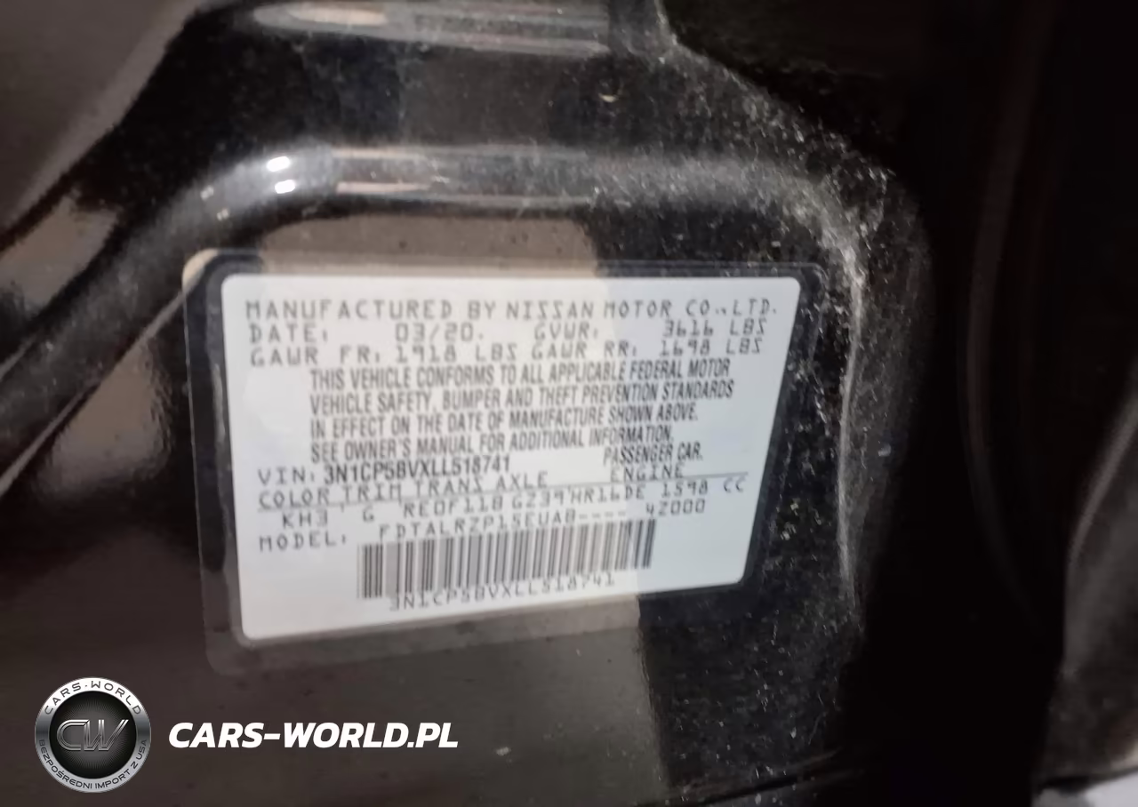 2020 Nissan Kicks S Xtronic Cvt VIN:3N1CP5BVXLL518741 - 9