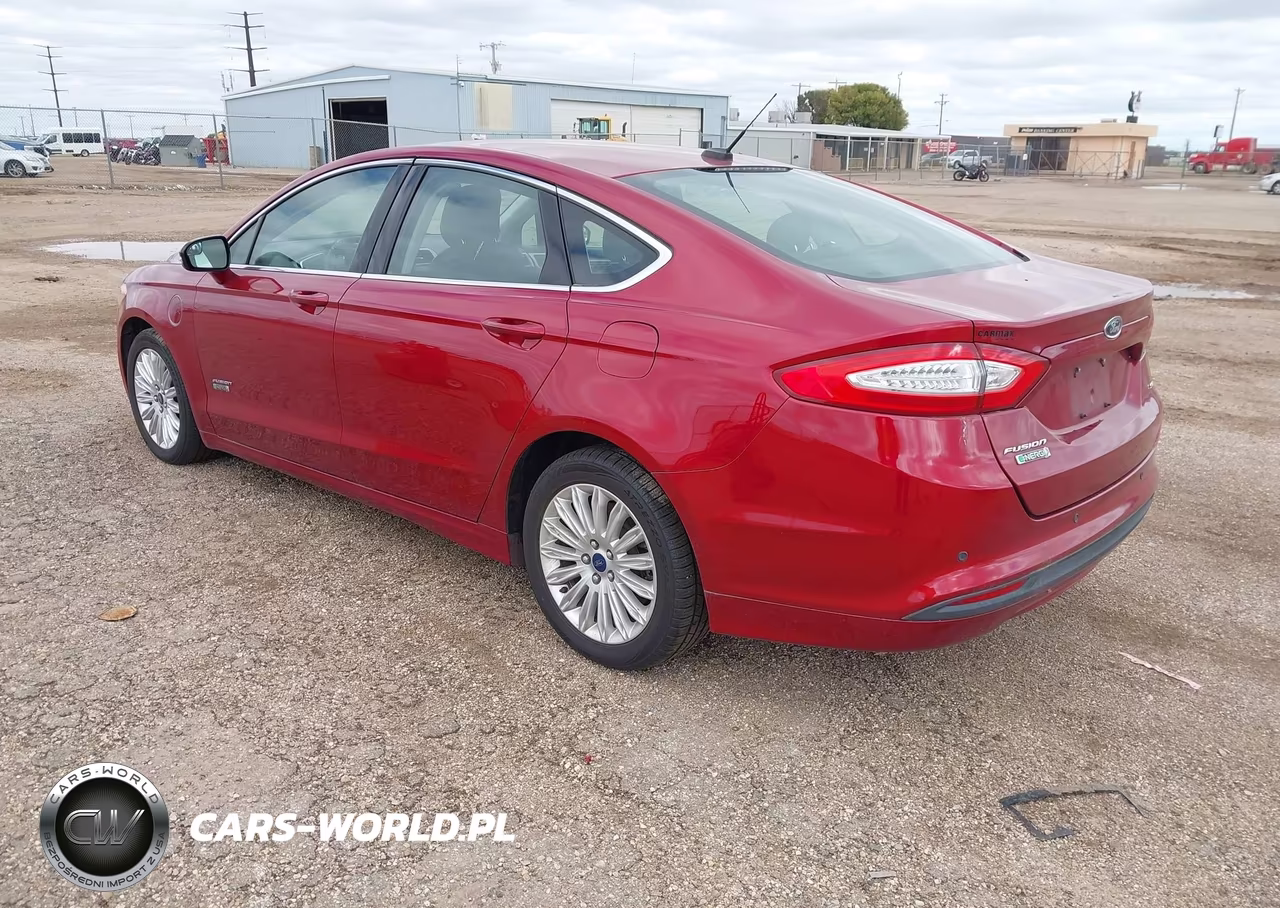 2014 Ford Fusion Energi Se Luxury VIN:3FA6P0PUXER122716 - 3