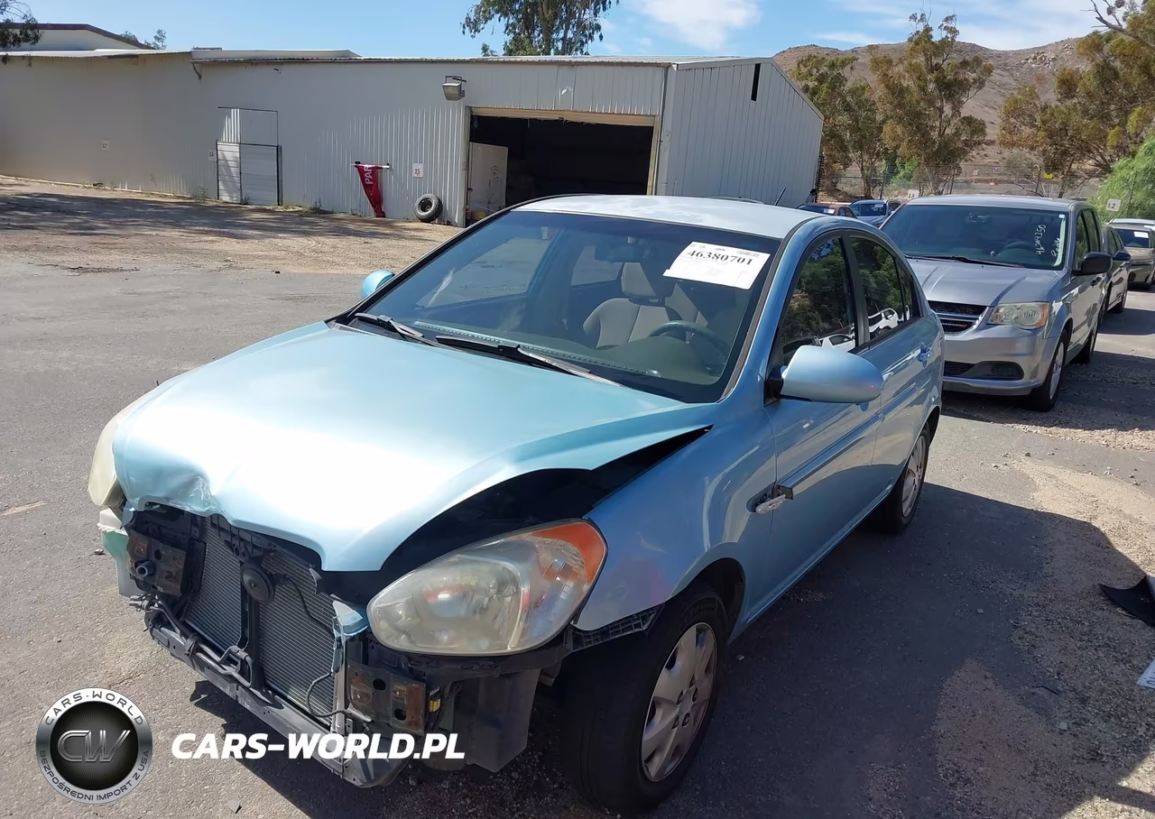 2007 Hyundai Accent Gls VIN:KMHCN46C27U096686 - 2