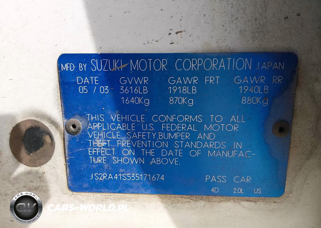 2003 Suzuki Aerio Gs-S VIN:JS2RA41S535171674 - 9