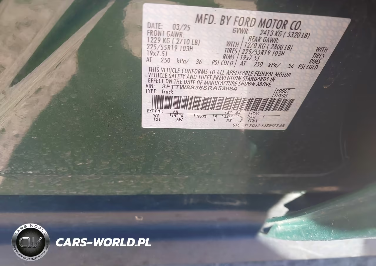 2025 Ford Maverick Lariat VIN:3FTTW8S36SRA53984 - 9