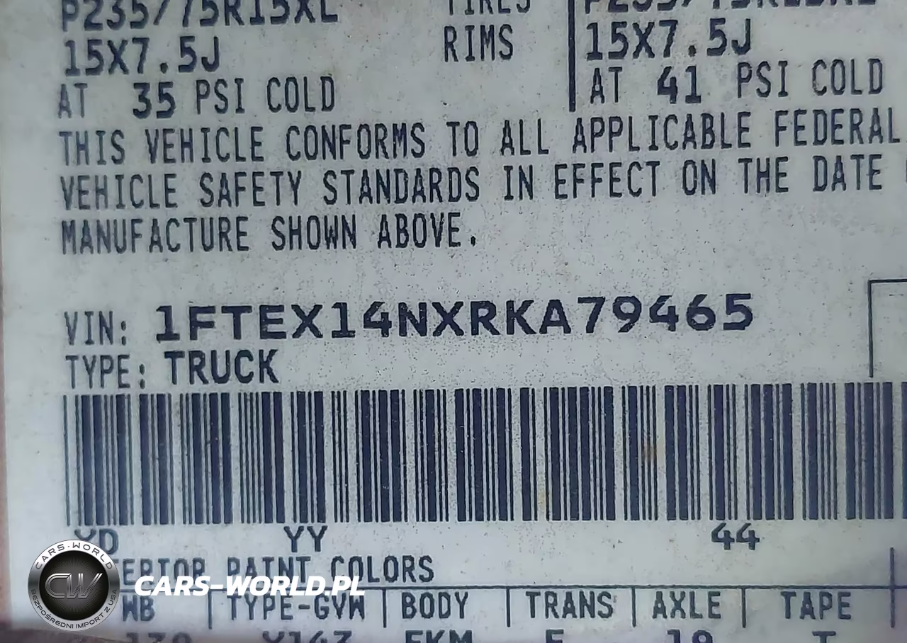 1994 Ford F150 VIN:1FTEX14NXRKA79465 - 9