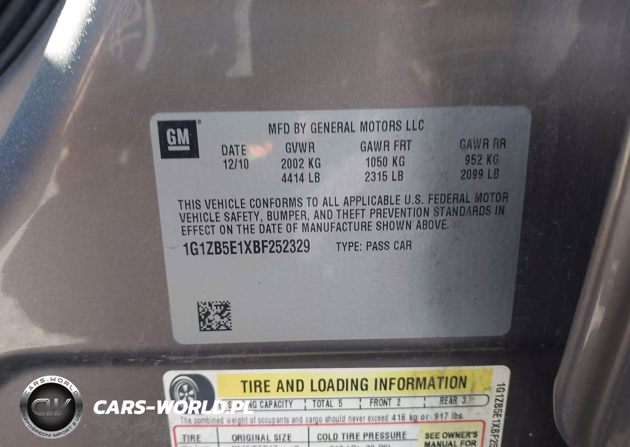 2011 Chevrolet Malibu Ls VIN:1G1ZB5E1XBF252329 - 9