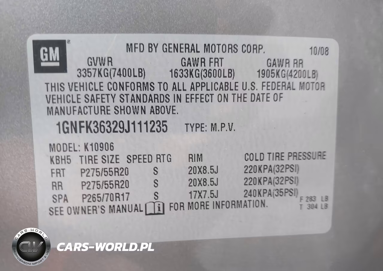 2009 Chevrolet Suburban 1500 Ltz VIN:1GNFK36329J111235 - 9
