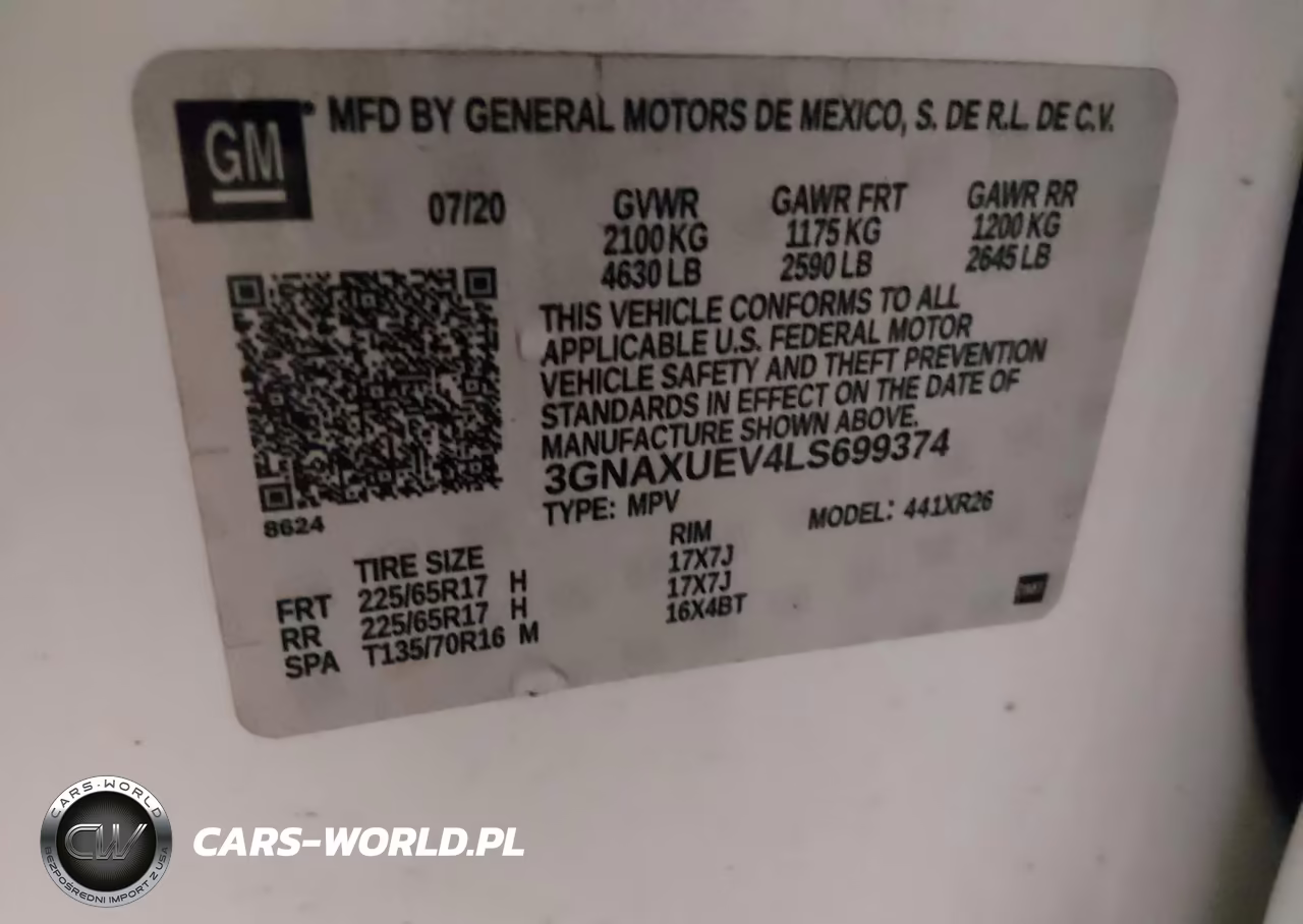 2020 Chevrolet Equinox Awd Lt 1.5L Turbo VIN:3GNAXUEV4LS699374 - 9