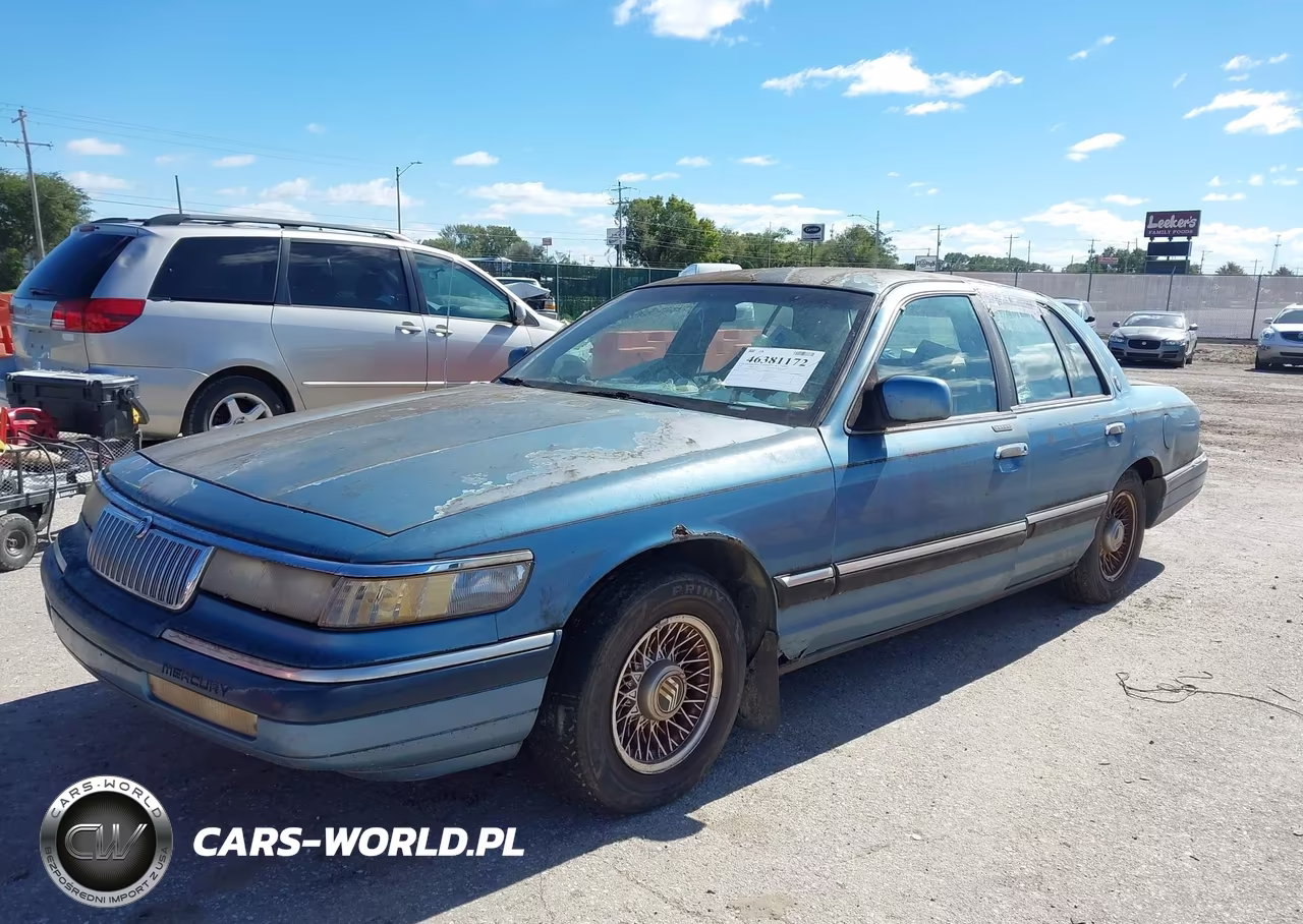 1993 Mercury Grand Marquis Ls VIN:2MELM75W6PX623169 - 2