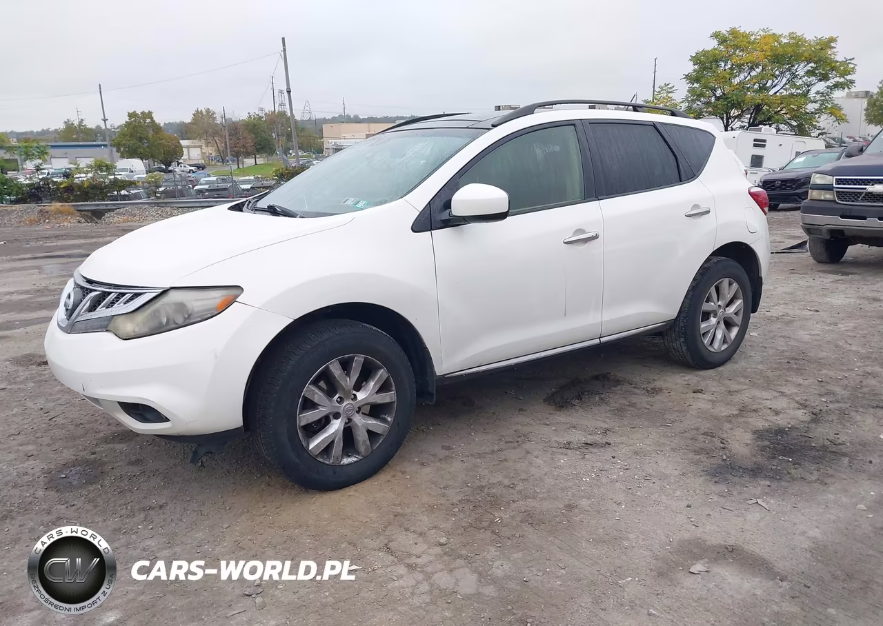2014 Nissan Murano Sl VIN:JN8AZ1MWXEW527793 - 2