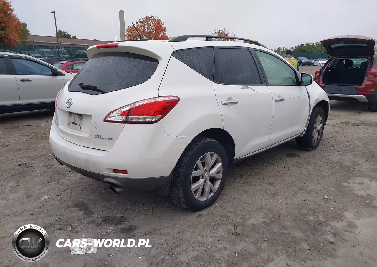 2014 Nissan Murano Sl VIN:JN8AZ1MWXEW527793 - 4