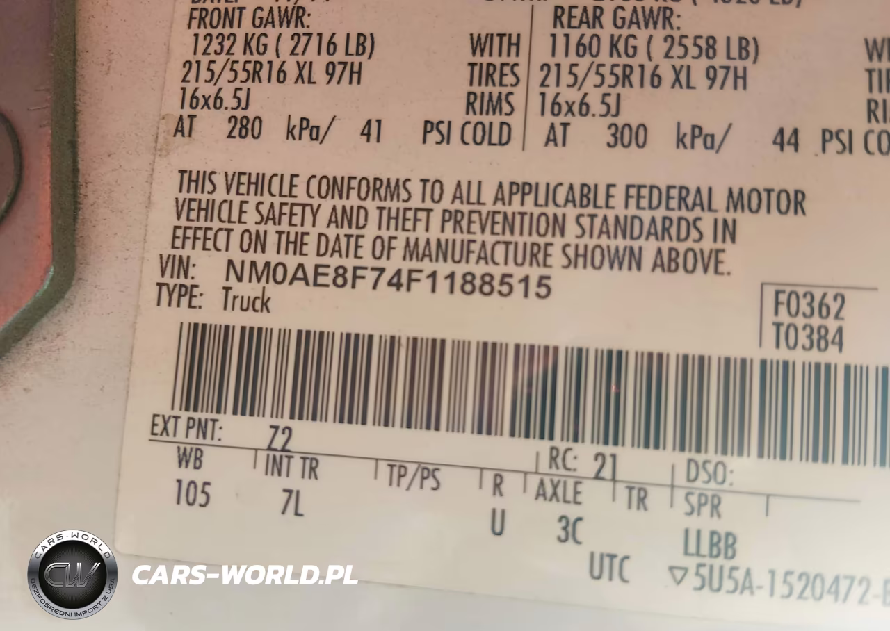 2015 Ford Transit Connect Xlt VIN:NM0AE8F74F1188515 - 9