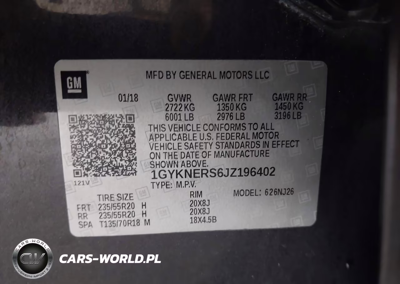 2018 Cadillac Xt5 Premium Luxury VIN:1GYKNERS6JZ196402 - 9