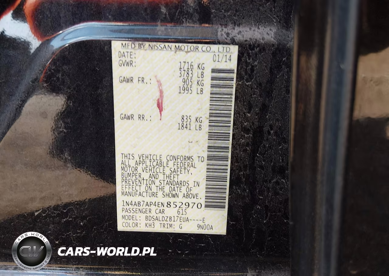 2014 Nissan Sentra Fe+ S-Fe+ Sv-S-Sl-Sr-Sv VIN:1N4AB7AP4EN852970 - 9