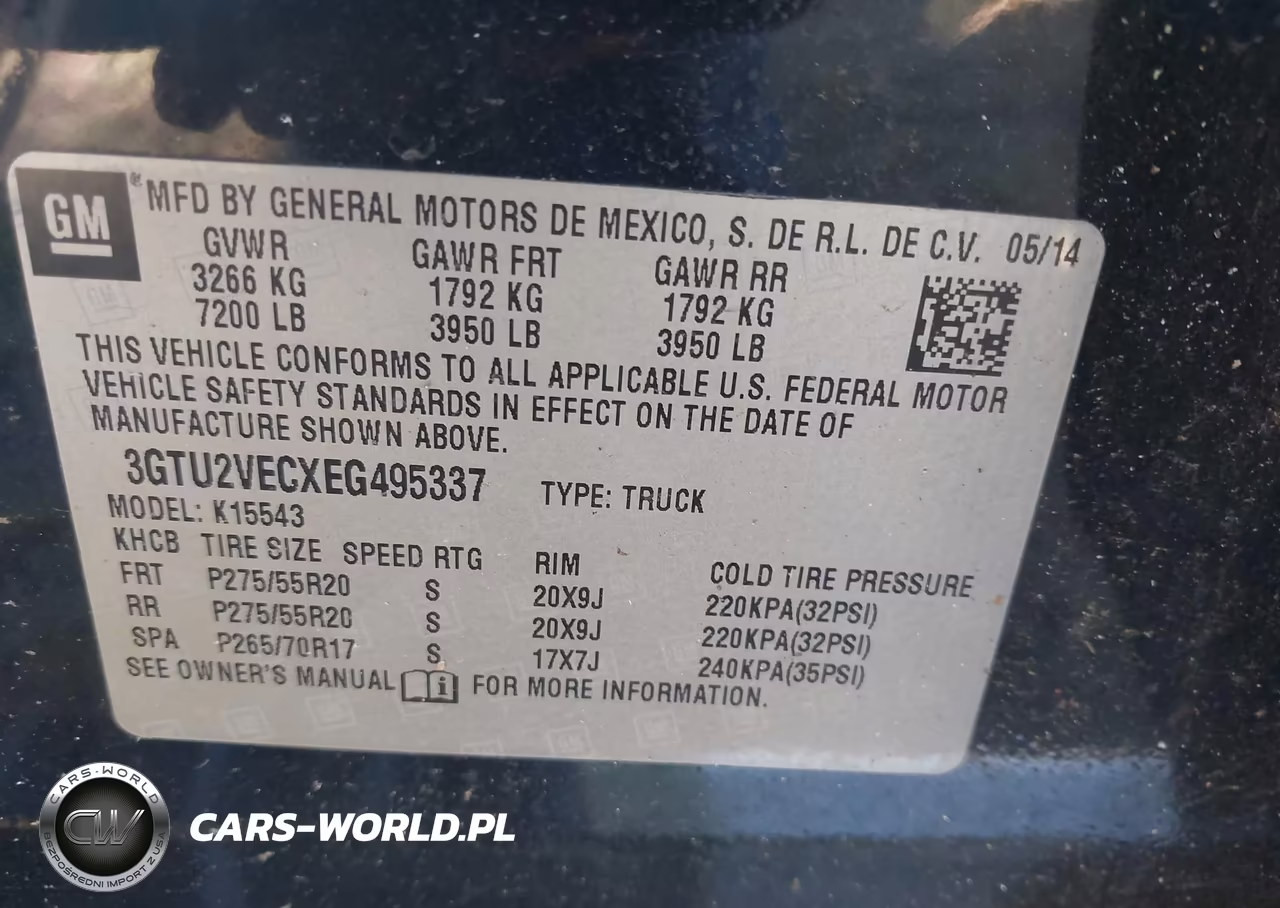 2014 GMC Sierra 1500 Slt VIN:3GTU2VECXEG495337 - 9
