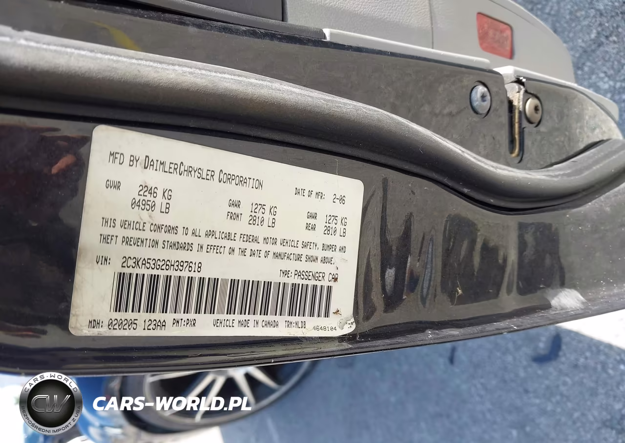 2006 Chrysler 300 Touring VIN:2C3KA53G26H397618 - 9