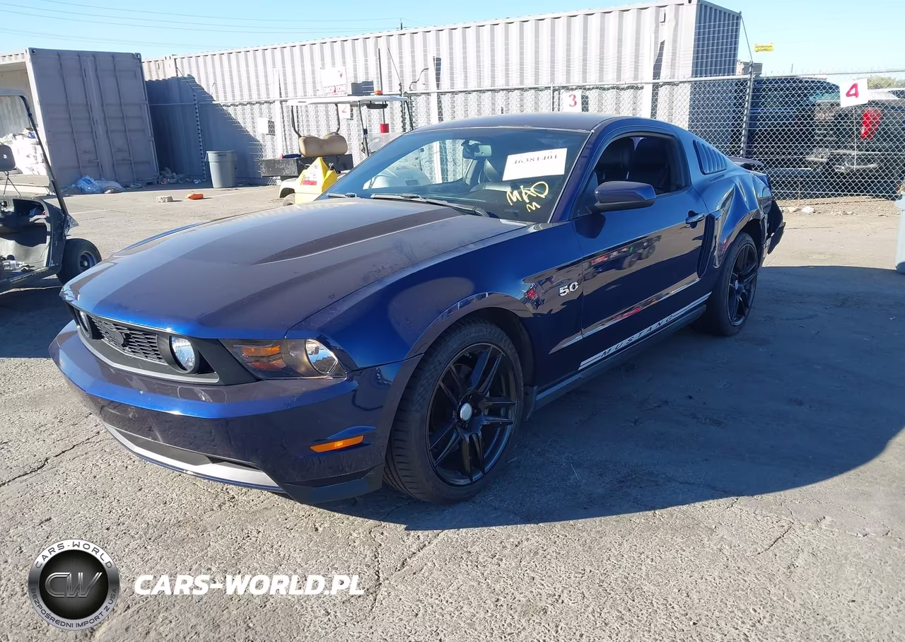2012 Ford Mustang Gt VIN:1ZVBP8CF6C5278781 - 2