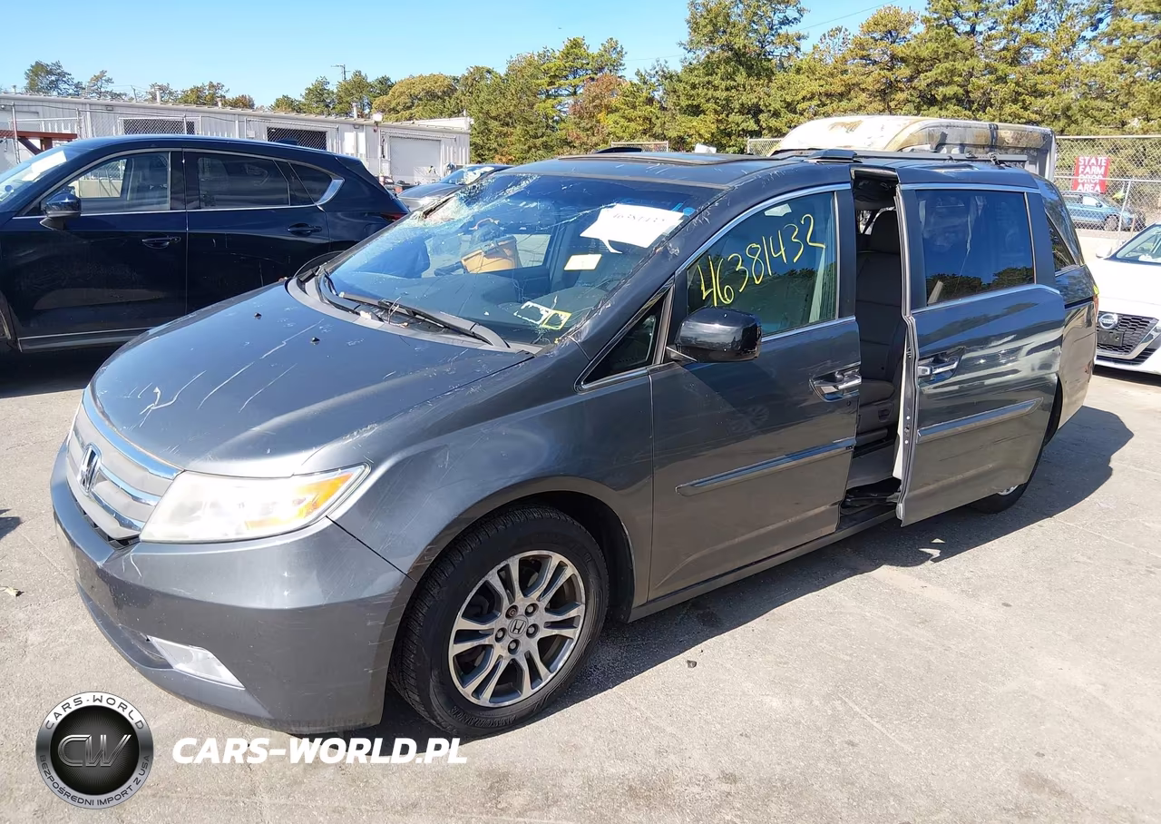 2013 Honda Odyssey Ex-L VIN:5FNRL5H67DB057596 - 2