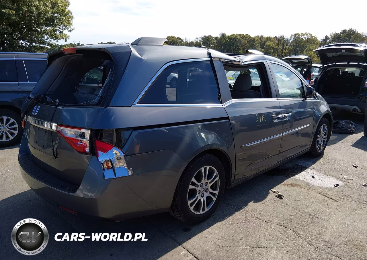 2013 Honda Odyssey Ex-L VIN:5FNRL5H67DB057596 - 4