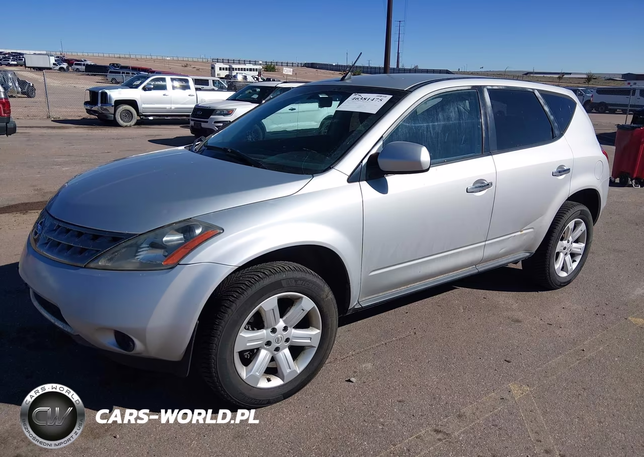 2006 Nissan Murano S VIN:JN8AZ08W36W510243 - 2