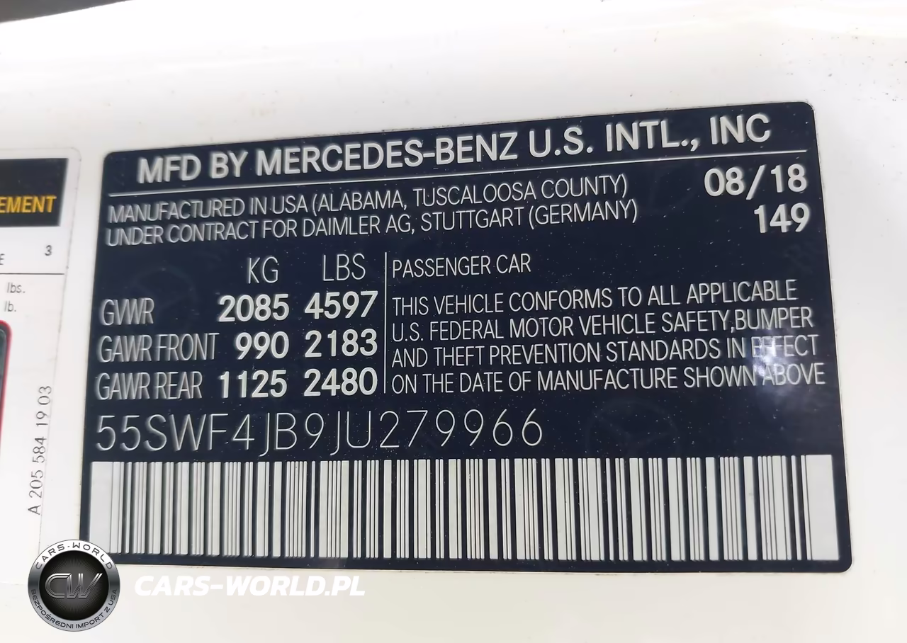 2018 Mercedes-Benz C 300 VIN:55SWF4JB9JU279966 - 9