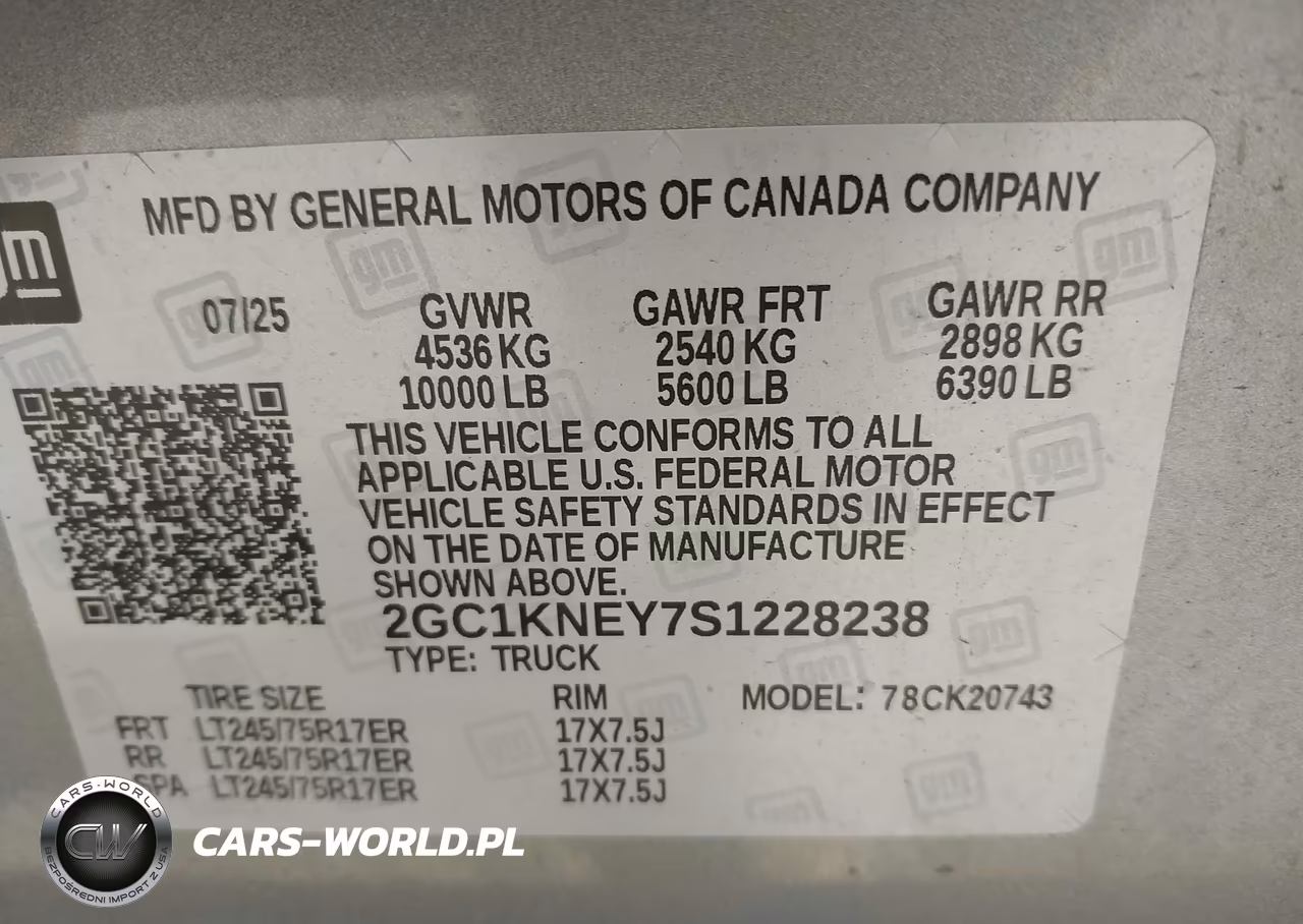2025 Chevrolet Silverado 2500Hd 4Wd Standard Bed Lt VIN:2GC1KNEY7S1228238 - 9