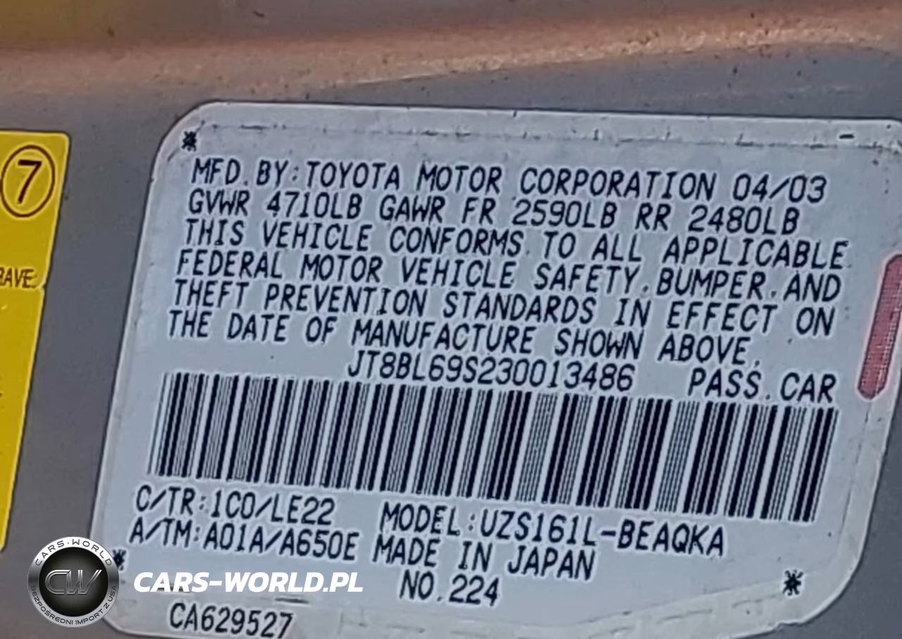 2003 Lexus Gs 430 VIN:JT8BL69S230013486 - 9