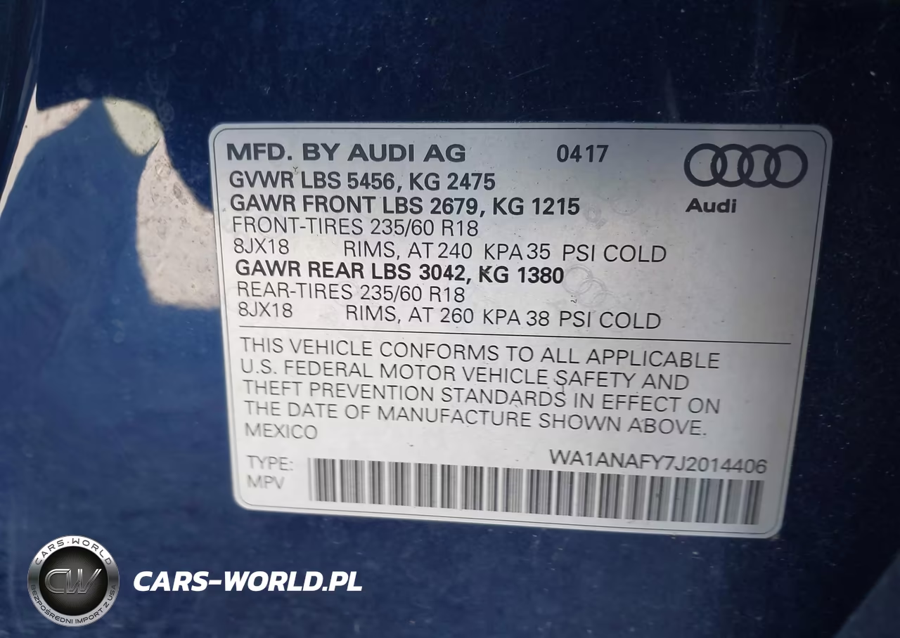 2018 Audi Q5 2.0T Premium-2.0T Tech Premium VIN:WA1ANAFY7J2014406 - 9