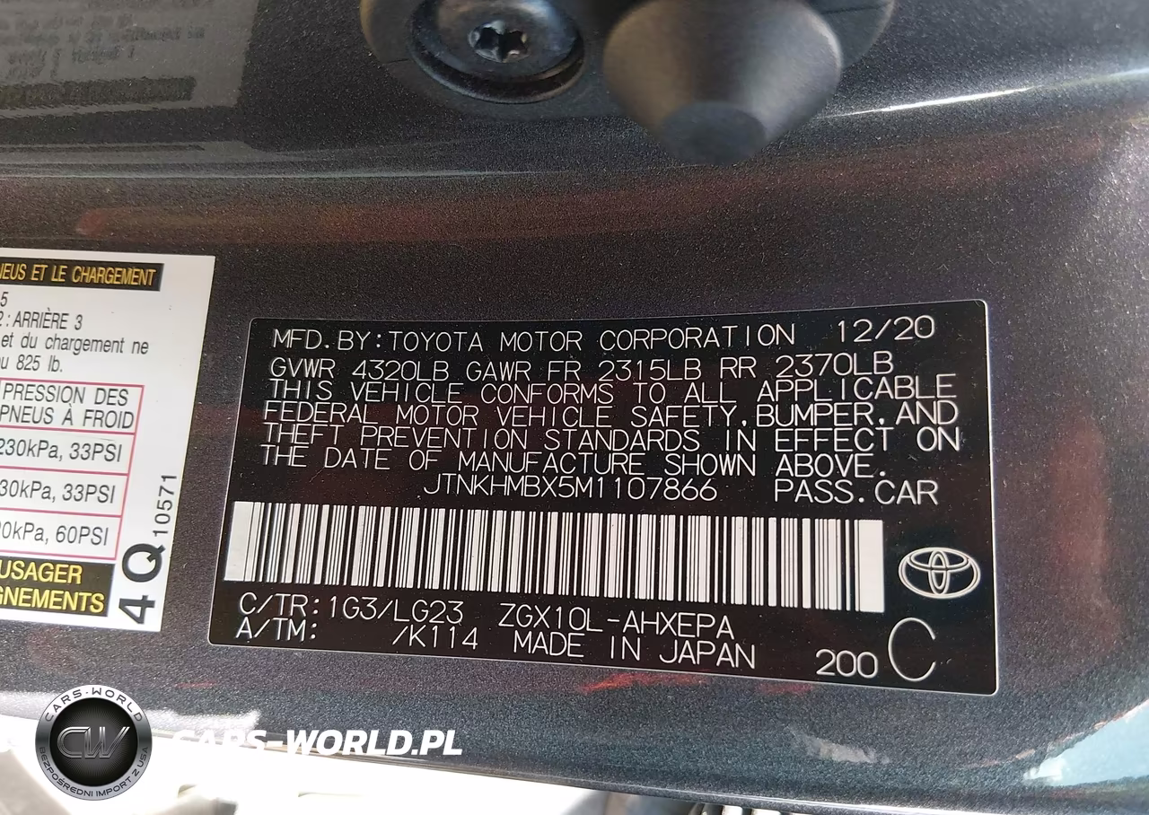 2021 Toyota C-Hr Limited VIN:JTNKHMBX5M1107866 - 9