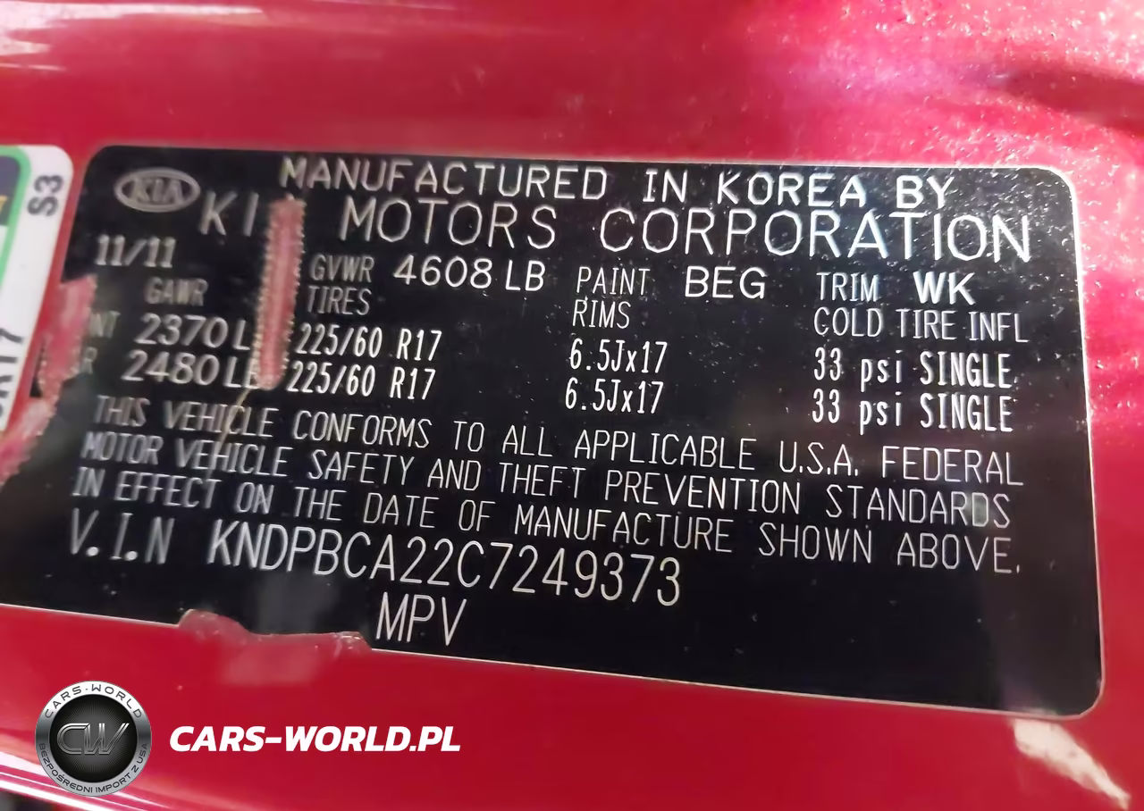 2012 Kia Sportage Lx VIN:KNDPBCA22C7249373 - 9
