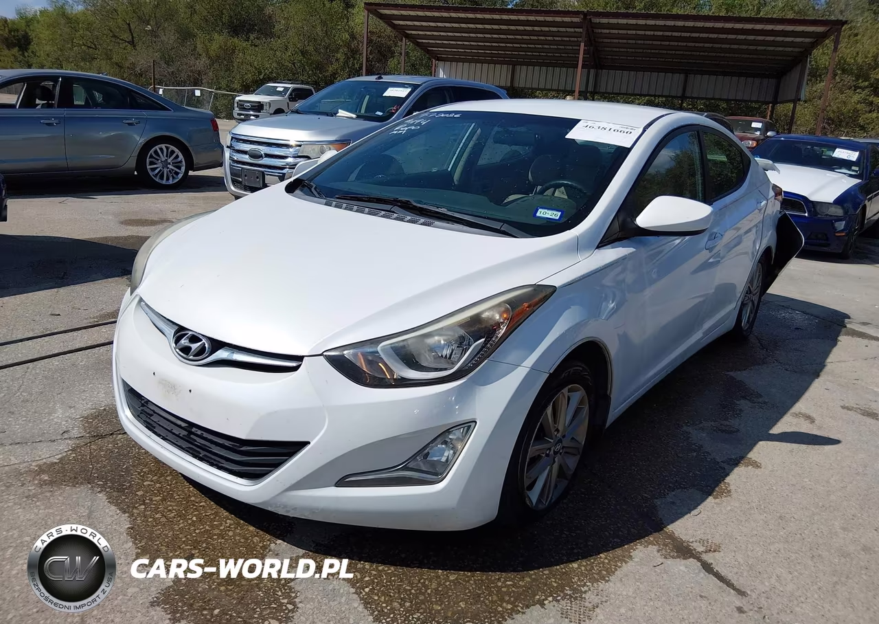 2016 Hyundai Elantra Se VIN:5NPDH4AE4GH662530 - 2