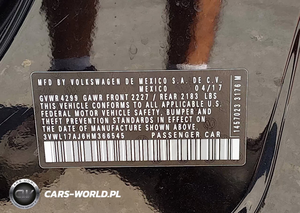 2017 Volkswagen Jetta 1.8T Sel-1.8T Sel Premium VIN:3VWL17AJ6HM366545 - 9