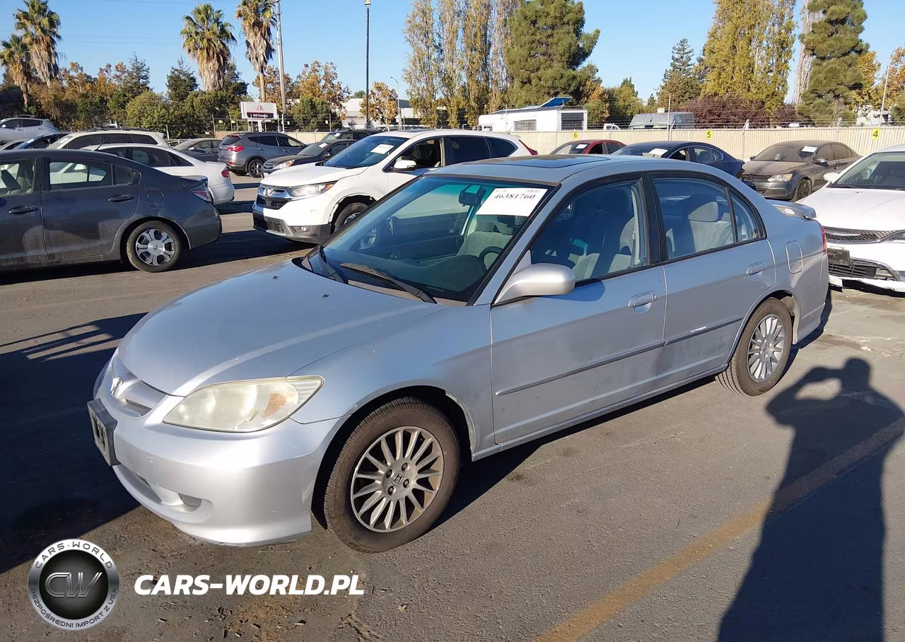 2005 Honda Civic Ex VIN:2HGES26785H597421 - 2