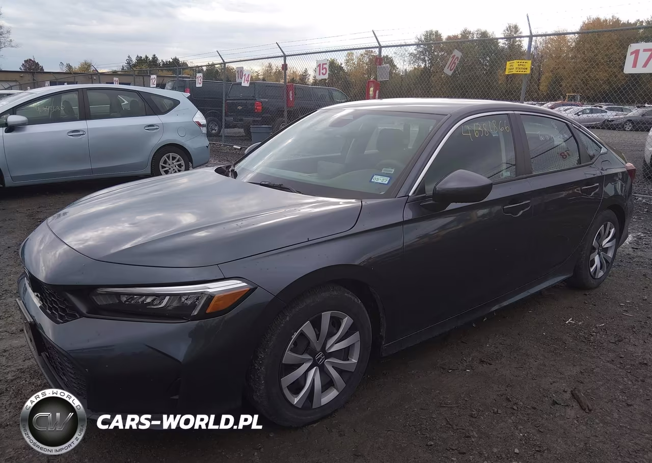 2025 Honda Civic Lx VIN:2HGFE2F24SH603744 - 2