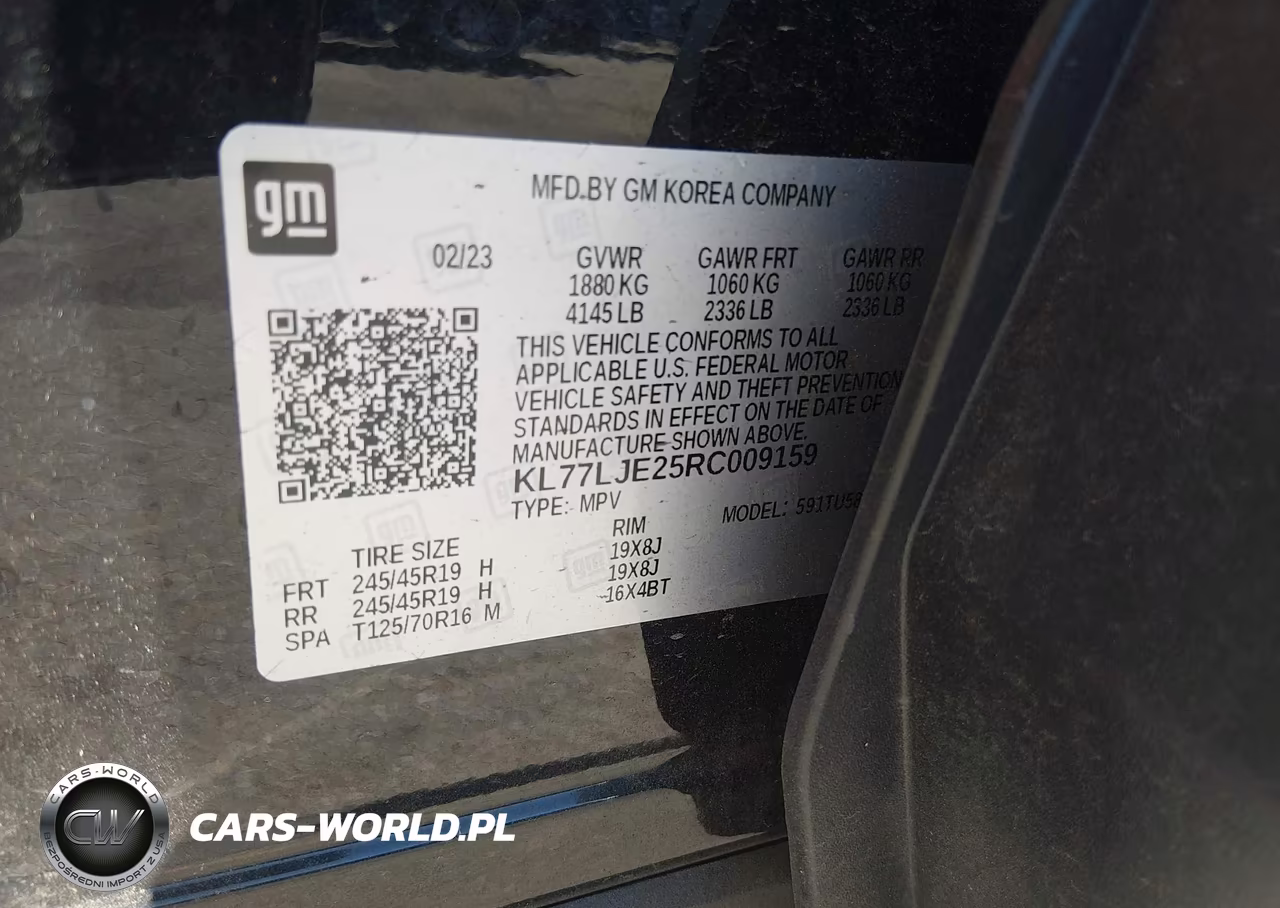 2024 Chevrolet Trax Fwd 2Rs VIN:KL77LJE25RC009159 - 9
