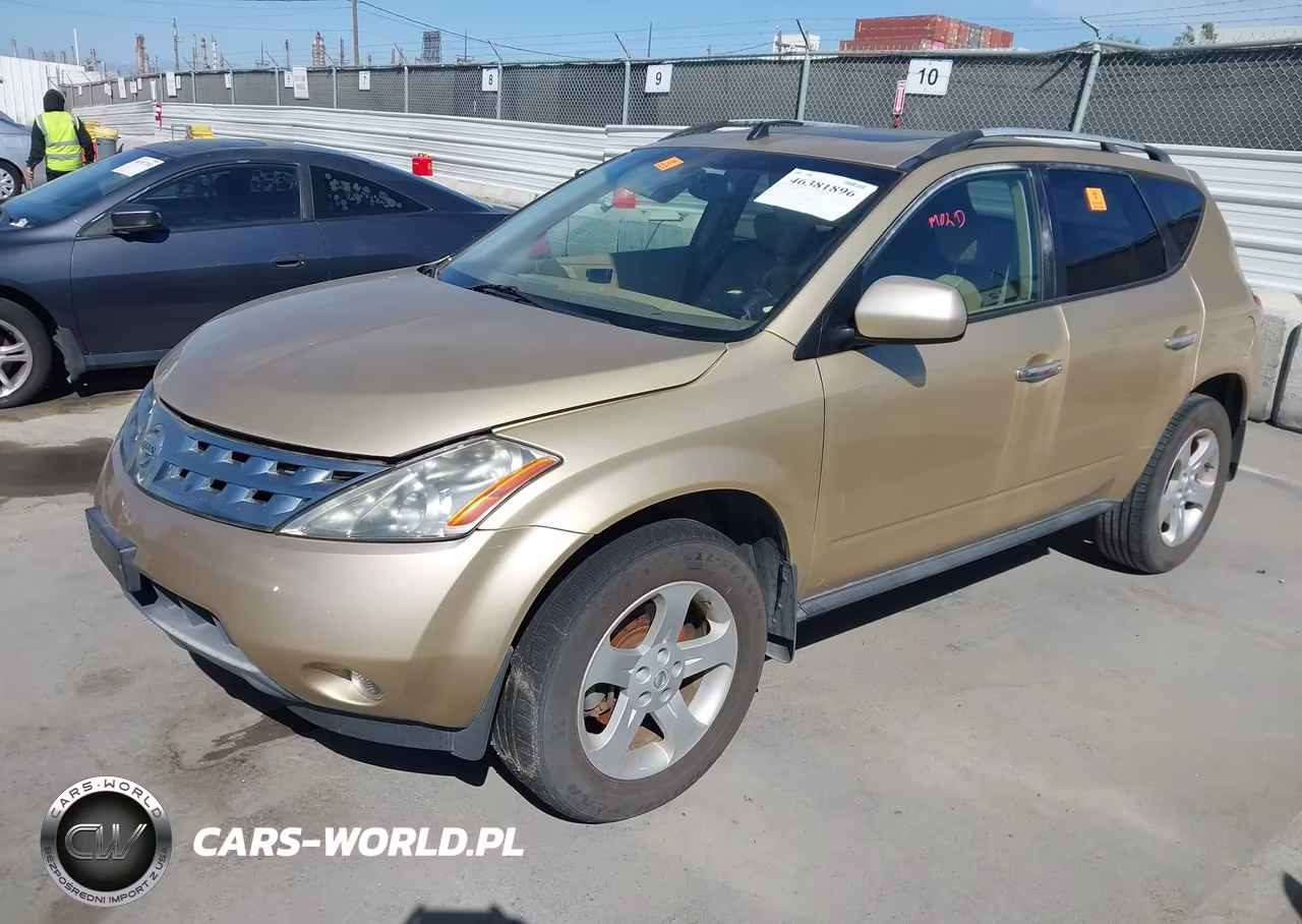 2003 Nissan Murano Sl-Se VIN:JN8AZ08T63W105981 - 2