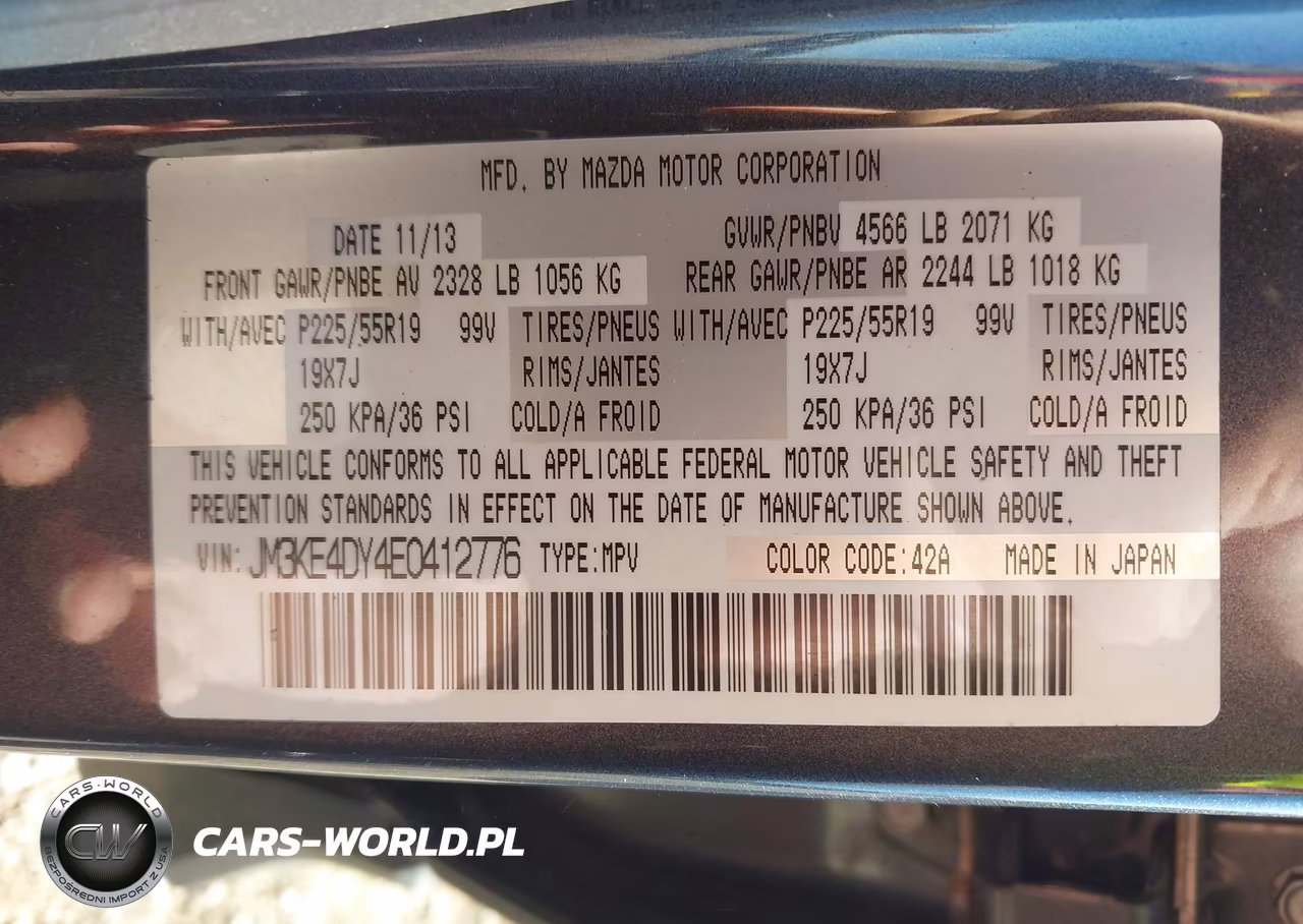 2014 Mazda Cx-5 Grand Touring VIN:JM3KE4DY4E0412776 - 9