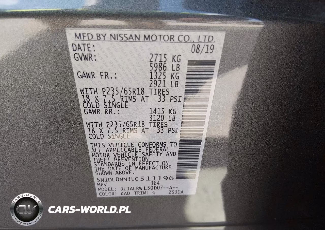 2020 Infiniti Qx60 Luxe VIN:5N1DL0MN3LC511196 - 9