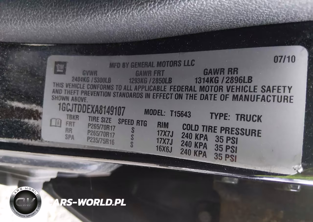 2010 Chevrolet Colorado 2Lt VIN:1GCJTDDEXA8149107 - 9