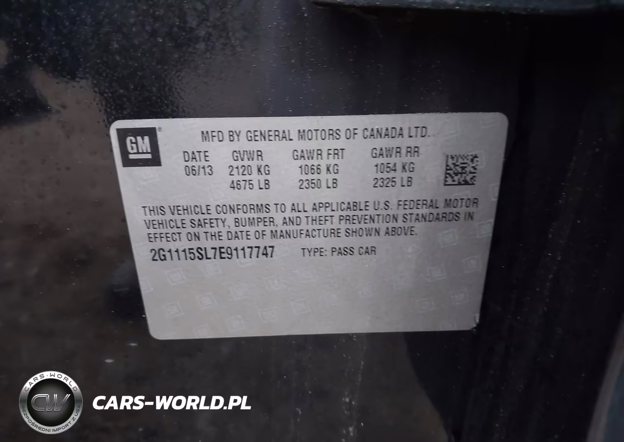 2014 Chevrolet Impala 1Lt VIN:2G1115SL7E9117747 - 9