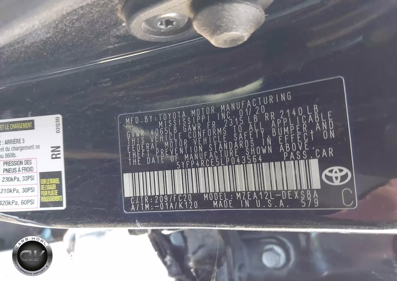 2020 Toyota Corolla Se VIN:5YFP4RCE5LP043564 - 9