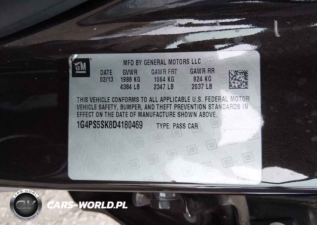 2013 Buick Verano Leather Group VIN:1G4PS5SK8D4180469 - 9