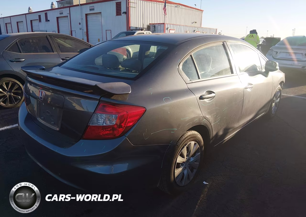 2012 Honda Civic Lx VIN:19XFB2F50CE345432 - 4