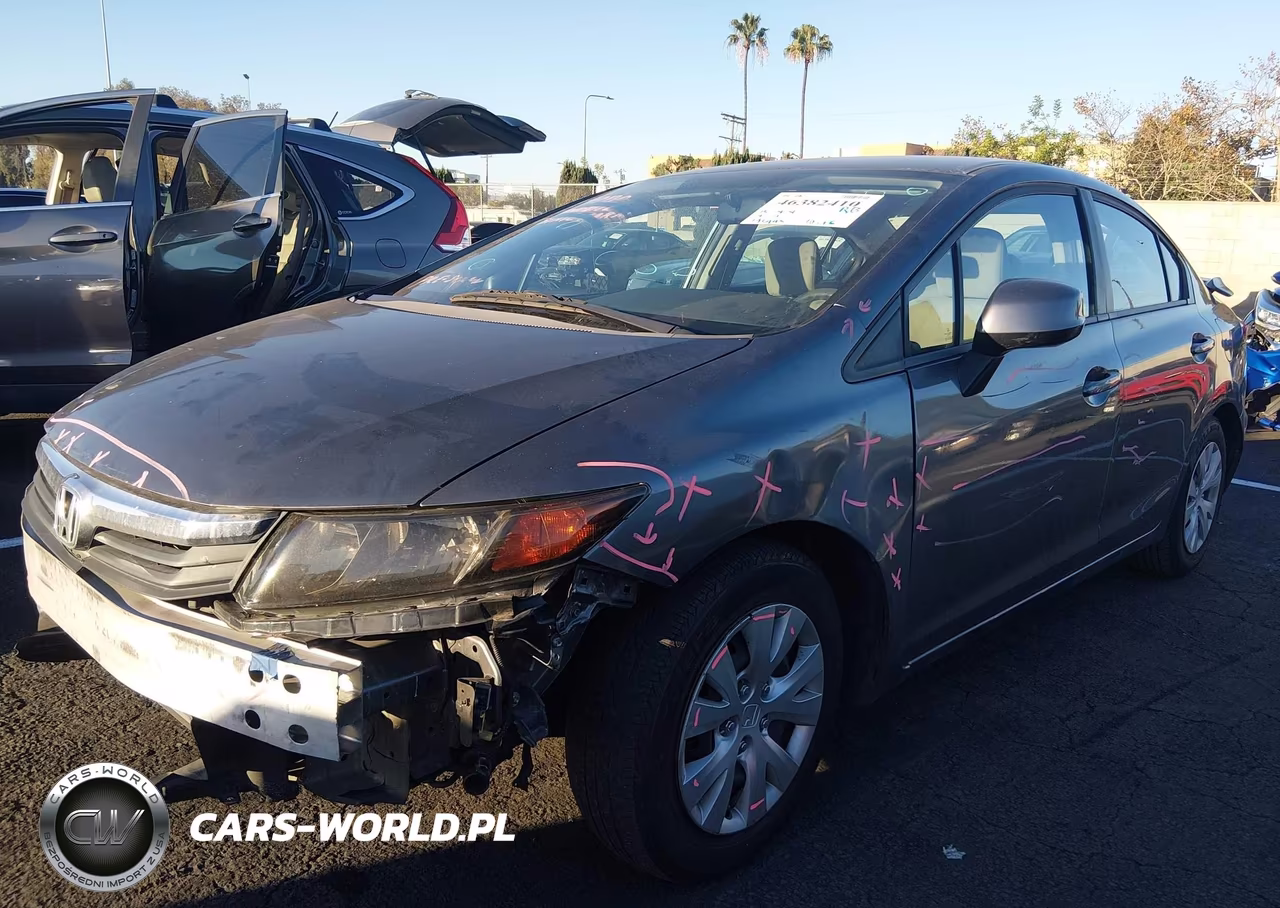 2012 Honda Civic Lx VIN:19XFB2F50CE345432 - 6