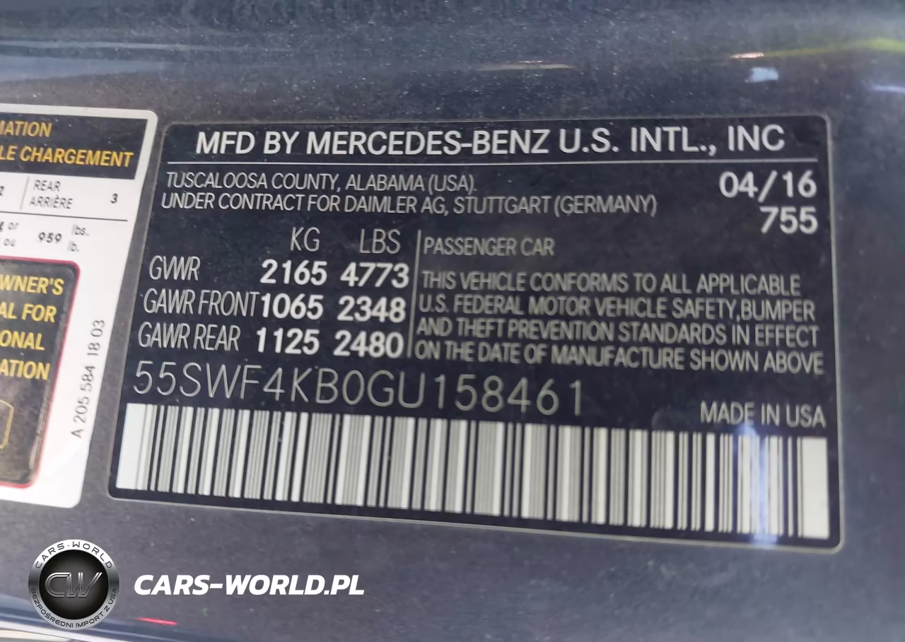 2016 Mercedes-Benz C 300 4Matic VIN:55SWF4KB0GU158461 - 9