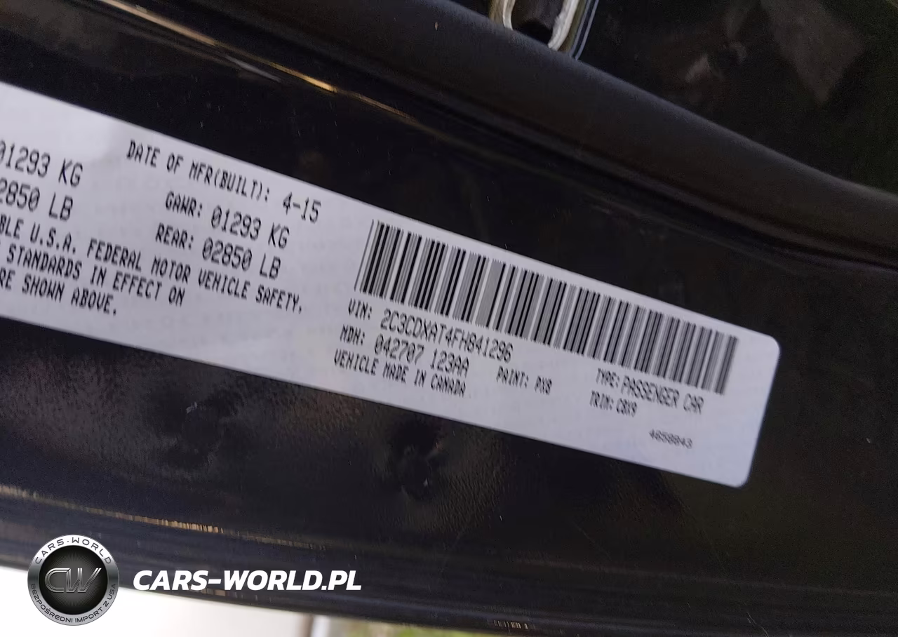 2015 Dodge Charger Police VIN:2C3CDXAT4FH841296 - 9