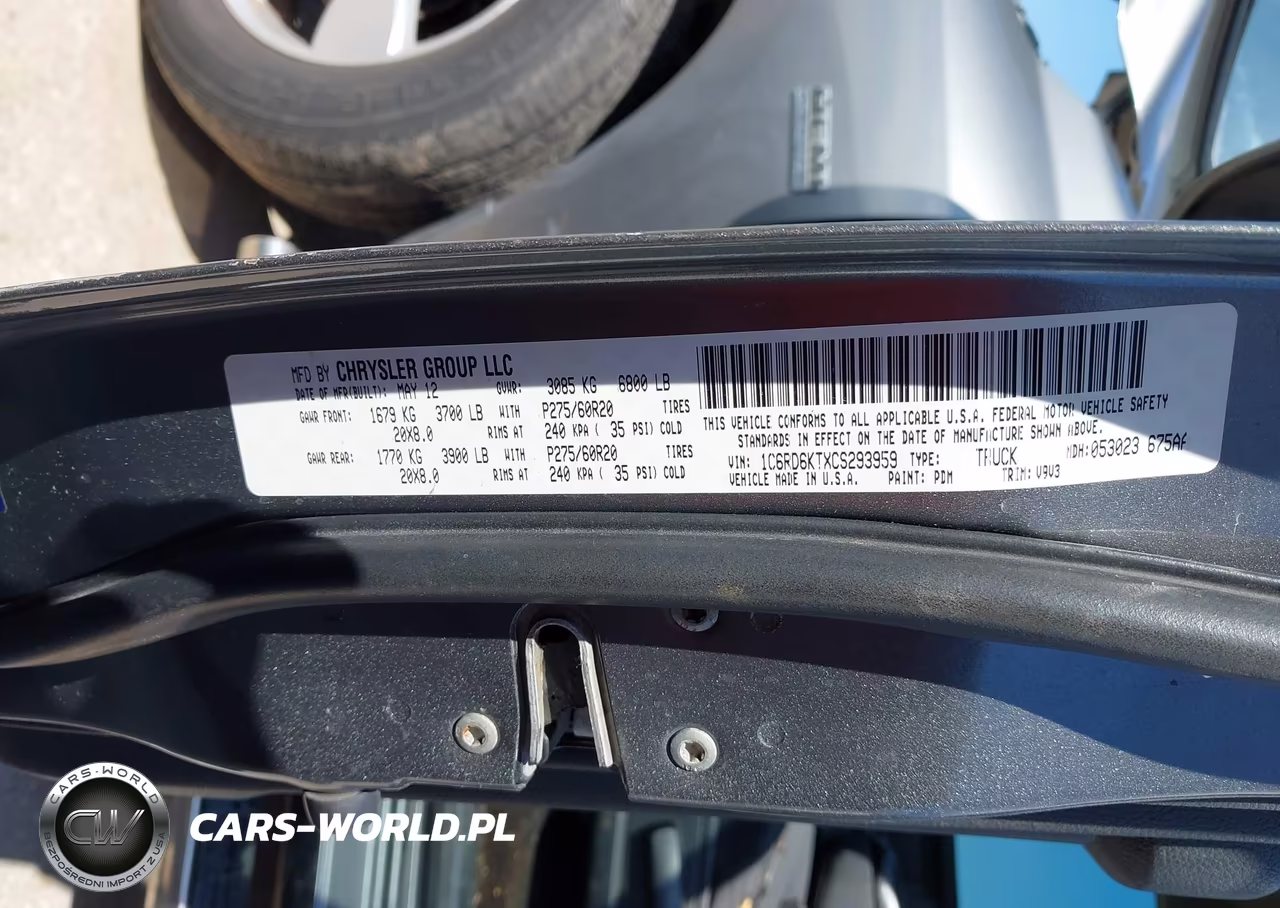2012 Ram 1500 St VIN:1C6RD6KTXCS293959 - 9