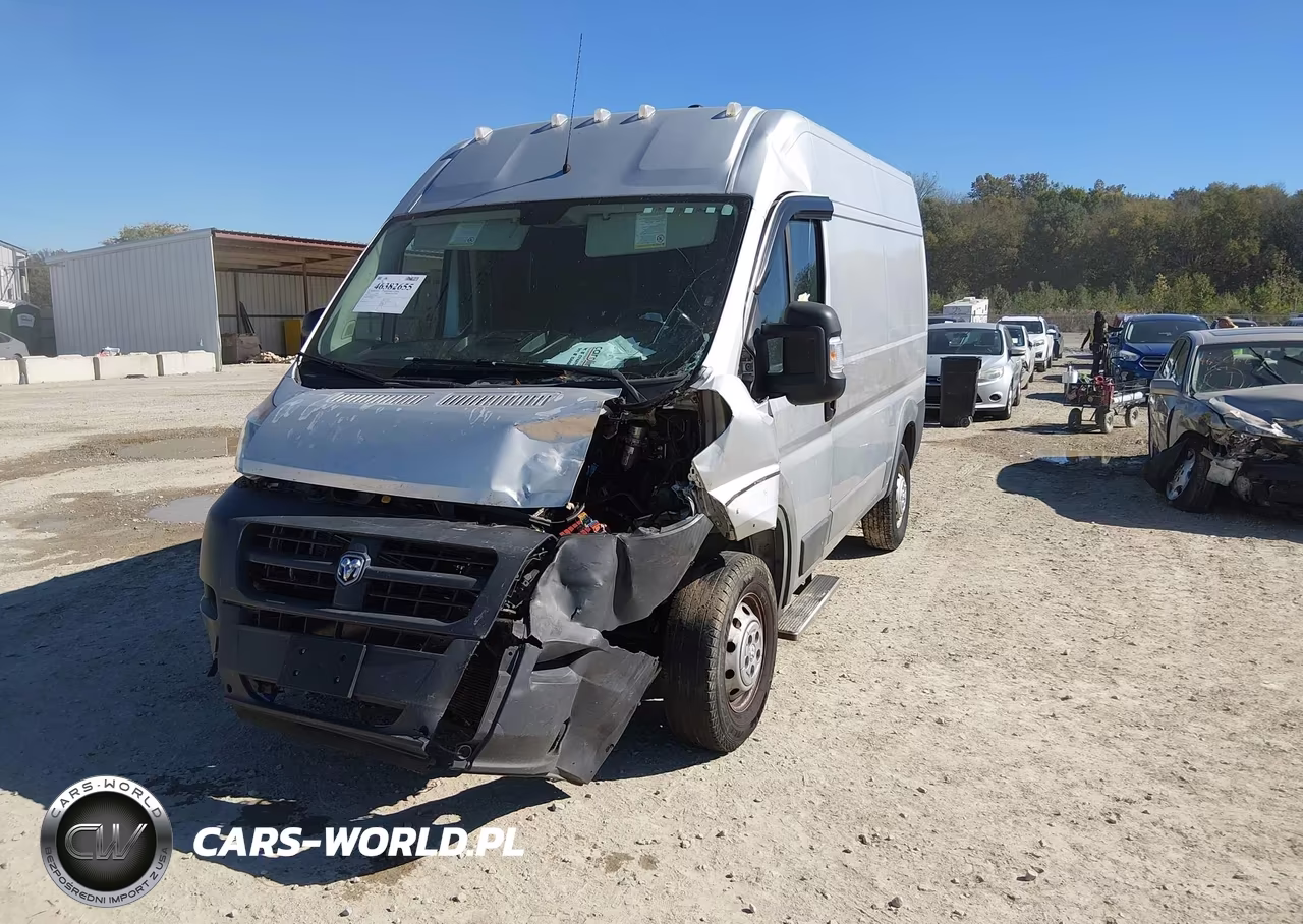 2017 Ram Promaster 2500 High Roof 136 Wb VIN:3C6TRVCG7HE514916 - 2