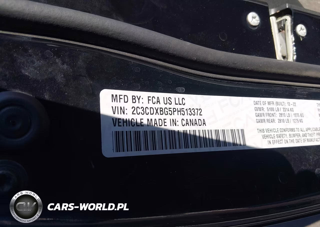 2023 Dodge Charger Sxt VIN:2C3CDXBG5PH513372 - 17