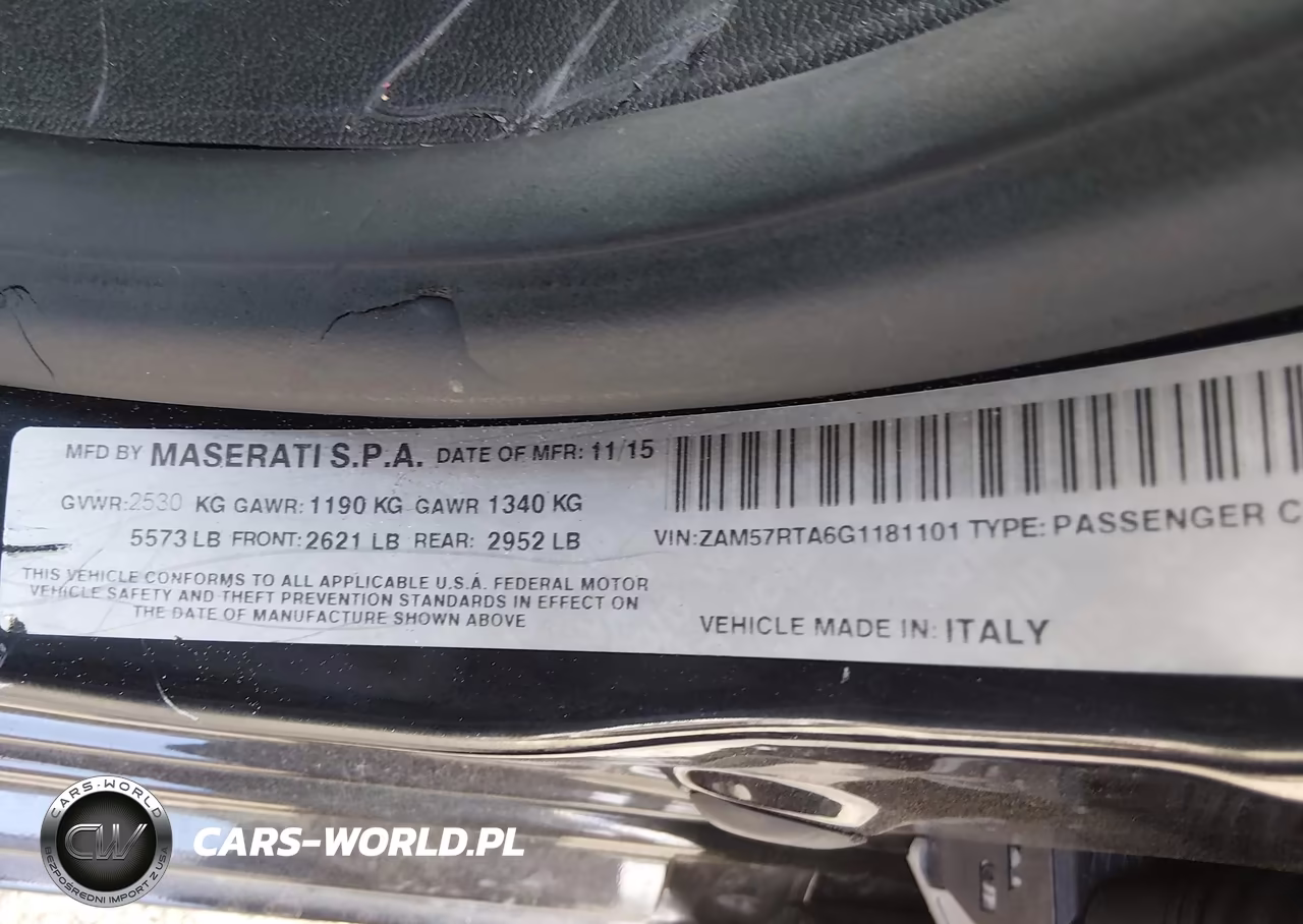2016 Maserati Ghibli S Q4 VIN:ZAM57RTA6G1181101 - 9